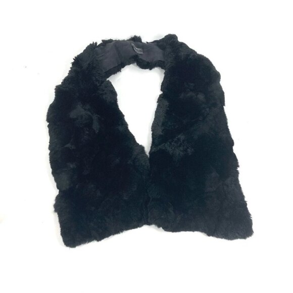 CHANEL fur Tippet Accessories Scarf fur Black - Picture 1 of 5